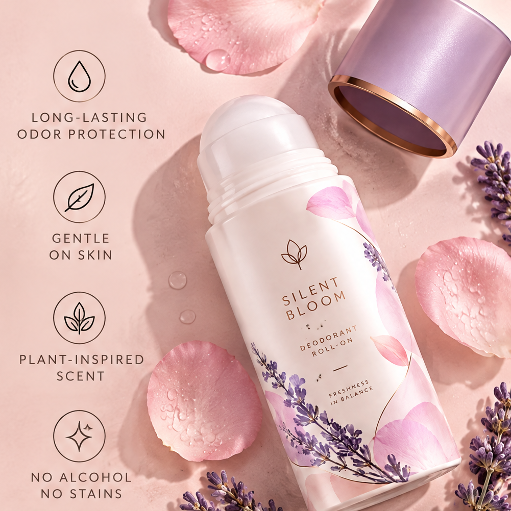 LIVVELA Lavender & Rose Petals Deodorant Roll-On