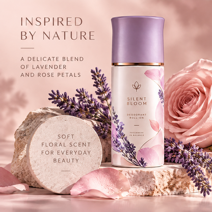 LIVVELA Lavender & Rose Petals Deodorant Roll-On