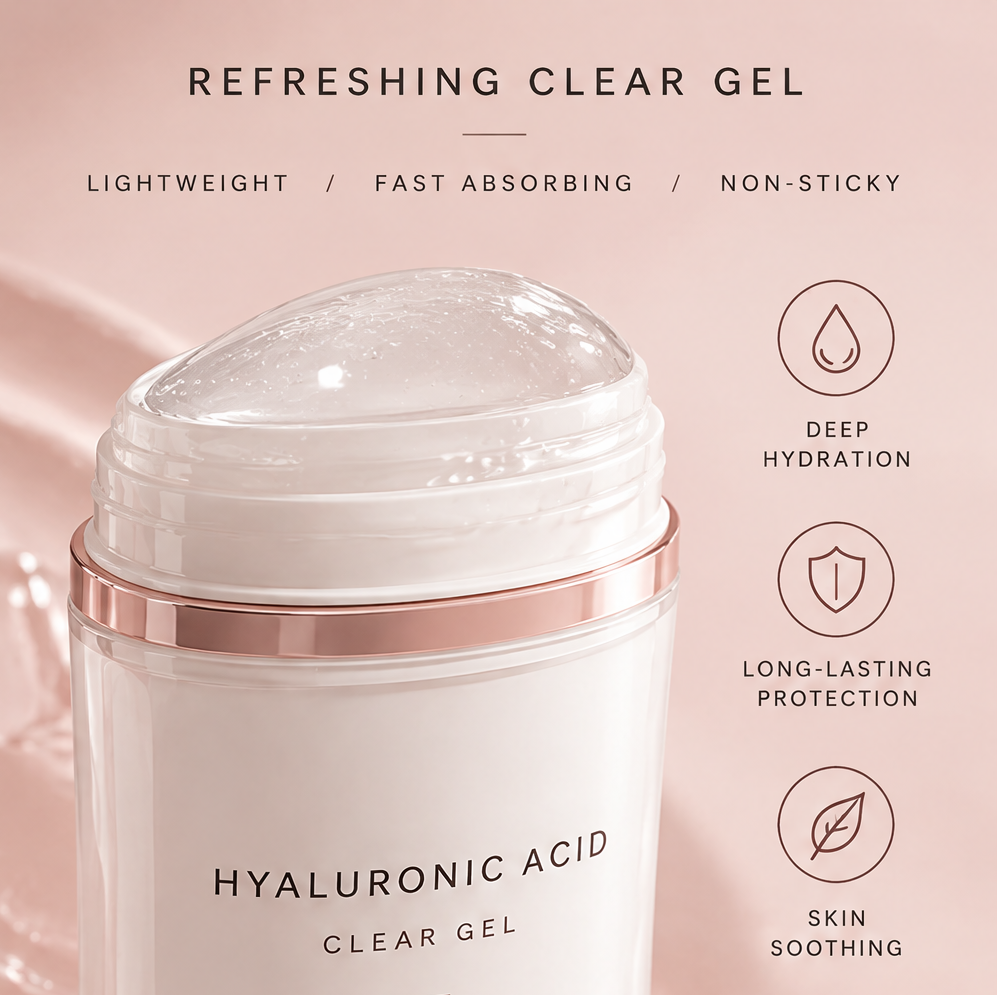 LIVVELA Hyaluronic Acid Clear Gel Deodorant