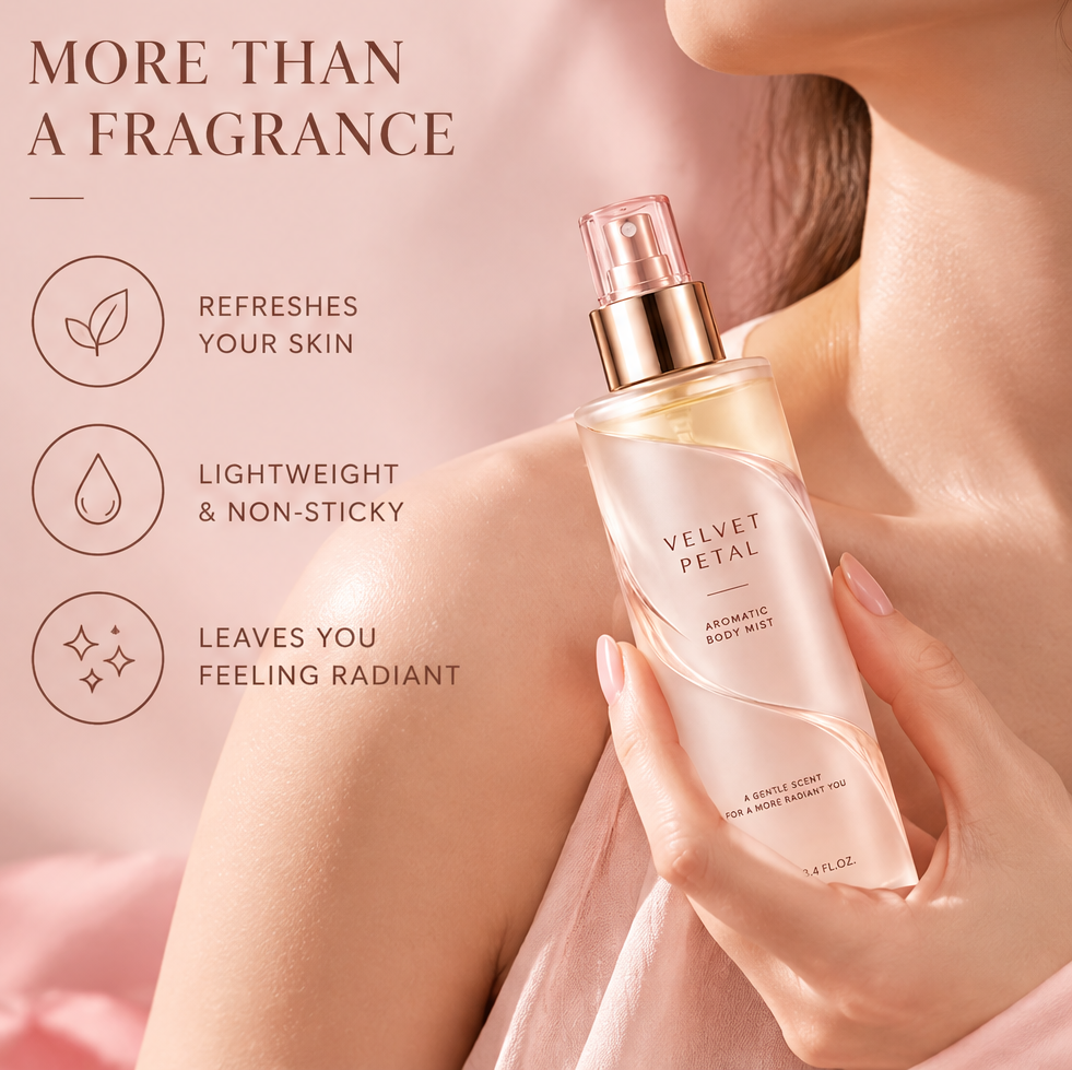 LIVVELA Velvet Petal Aromatic Body Mist
