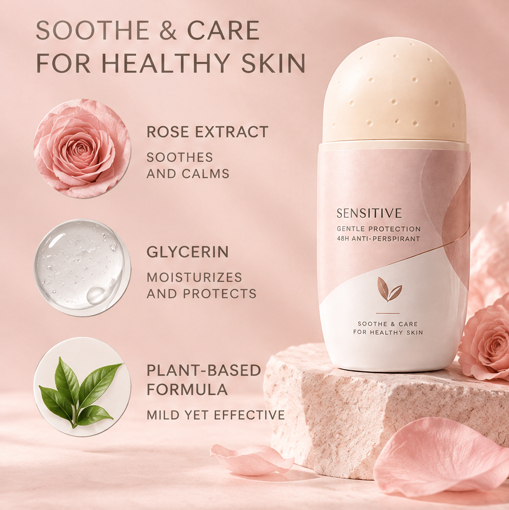 LIVVELA Sensitive Gentle Protection Deodorant Roll-On
