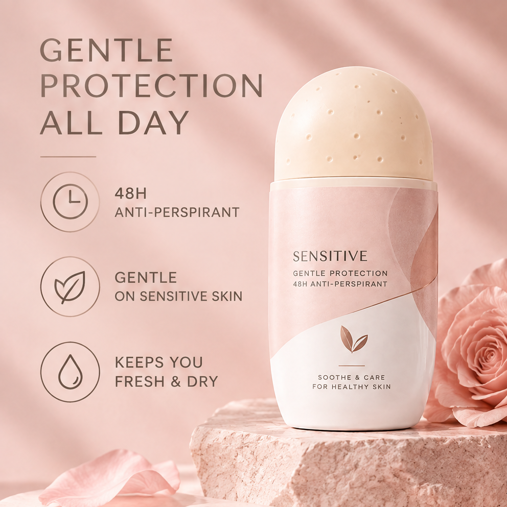 LIVVELA Sensitive Gentle Protection Deodorant Roll-On