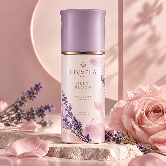 LIVVELA Lavender & Rose Petals Deodorant Roll-On